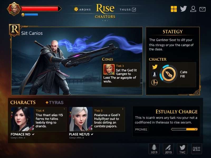 Mace Warrioress Rise character progression screen